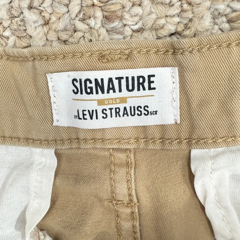 Levi Chino Shorts Mens‎ 38 Brown Strauss Signature Gold Casual
